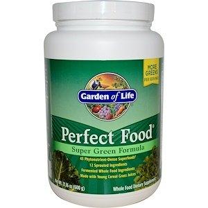 Зеленая формула, Green Formula, Garden of Life, Perfect Food, 600 г - фото