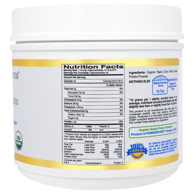 Батат, Potato Powder, California Gold Nutrition, сложные углеводы, 454 г - фото