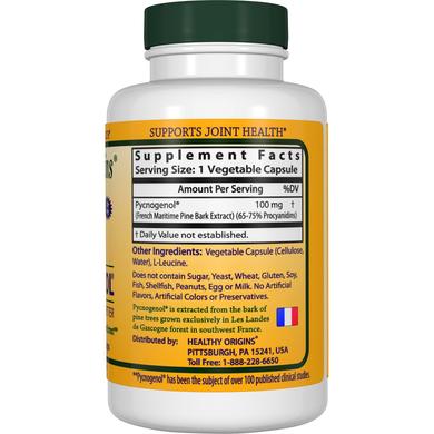 Пикногенол, Pycnogenol, Healthy Origins, 100 мг, 30 капсул - фото
