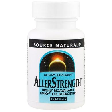 Противоаллергическое средство, AllerStrength, Source Naturals, 60 таблеток - фото