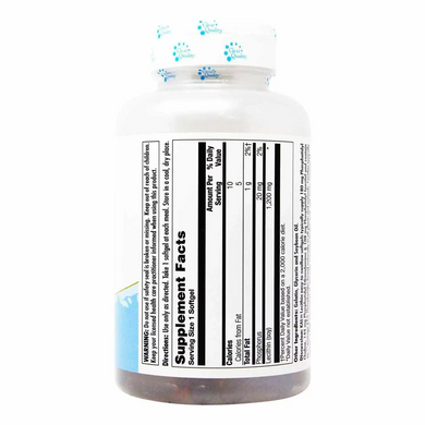 KAL, Лецитин, 1200 мг, 50 м’яких гелевих капсул (CAL-36539) - фото