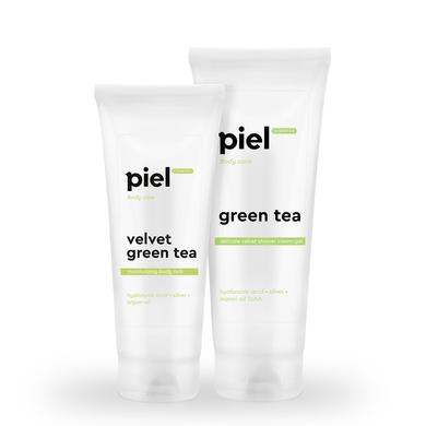 Комплекс: Очищення і догляд за шкірою тіла, Piel Cosmetics, Velvet Green Tea - фото