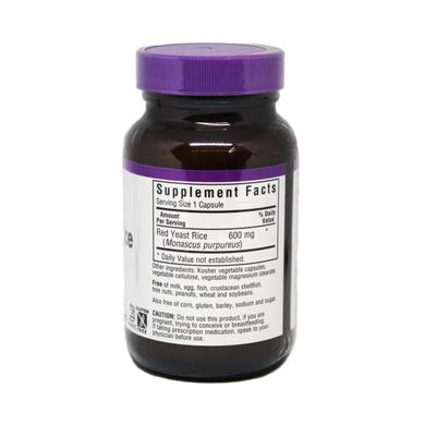 Красный дрожжевой рис 600 мг, Bluebonnet Nutrition, 60 гелевых капсул - фото