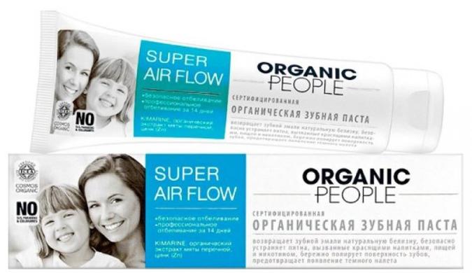 Зубна паста "Super air flow", Organic People, 100 мл - фото