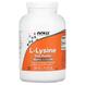 L- лизин, L-Lysine, Now Foods, порошок, 454 г, фото – 1