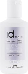 Кондиционер для осветленных и блондированных волос, Elements XCLS Blonde Silver Conditioner, IdHair, 100 мл - фото