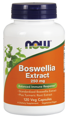 Босвелия (Boswellia), Now Foods, экстракт, 250 мг, 120 капсул - фото