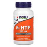 5-HTP, 5-гидрокситриптофан, Now Foods, 100 мг, 60 капсул, фото