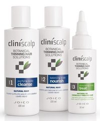 Система для редеющих натуральных волос CliniScalp, Joico, 100мл + 100мл + 50мл - фото