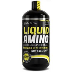 Амінокислотний комплекс, Liquid Amino - лимон, BioTech USA, 1000 мл - фото