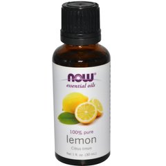 Лимонное масло (Lemon), Now Foods, Essential Oils, 30 мл - фото