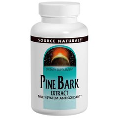 Пикногенол, Pine Bark Extract, Source Naturals, 60 таблеток - фото