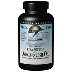 Рыбий жир в капсулах, Omega-3 Fish Oil, Source Naturals, арктический, 850 мг, 120 капсул - фото
