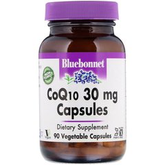 Убихинол CoQ10, Bluebonnet Nutrition, 30 мг, 90 капсул - фото