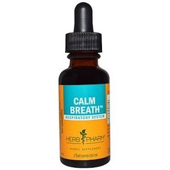 Поддержка органов дыхания, Calm Breath, Herb Pharm, смесь трав, 30 мл - фото