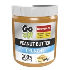 Арахисовая паста Peanut butter crunchy, GoOn Nutrition, 500 г (стекло) - фото