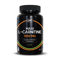 Л-карнітин, MAXI - L-Carnitine, Qnt, 1000 мг, 90 таблеток - фото