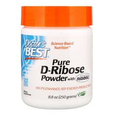 Д-Рибоза для энергии, D-Ribose, Doctor's Best, 250 г - фото