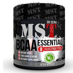 Комплекс ВСАА, BCAA Essential with electrolites, MST Nutrition, вкус вишня, 240 г - фото