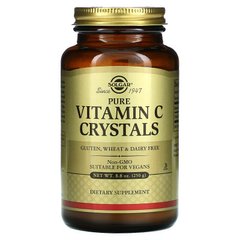 Вітамін С чисті кристали, Vitamin C, Solgar, 250 г - фото