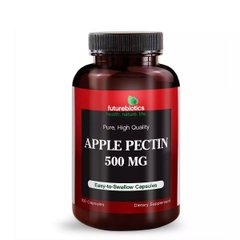 Яблочный пектин 500 мг, Apple Pectin, FutureBiotics, 100 капсул - фото