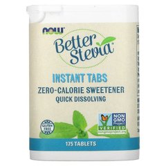 Стевия, Better Stevia, Now Foods, 175 таблеток - фото