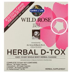 Очищення організму за 12 днів, Wild Rose Herbal D-Tox, Garden of Life, курс 4 этапа - фото