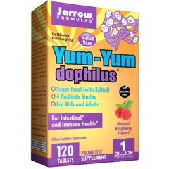 Пробиотики (дофилус), Yum-Yum Dophilus, Jarrow Formulas, 120 таблеток - фото