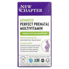 Вітаміни для вагітних, Prenatal Multivitamin, New Chapter, 270 таблеток - фото