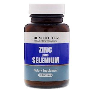 Цинк плюс селен, Zinc Plus Selenium, Dr. Mercola, 30 капсул - фото