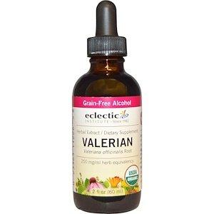 Валеріана, Organic Valerian, Eclectic Institute, 60 мл - фото