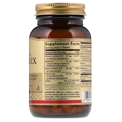 Вітаміни групи В-50, Megasorb B-Complex, Solgar, комплекс, 100 таблеток - фото