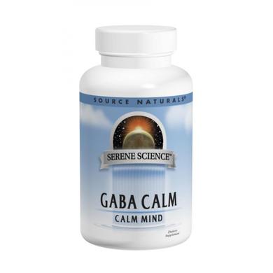 GABA (гамма-аміномасляна кислота), 125 мг, Source Naturals, 60 таблеток - фото