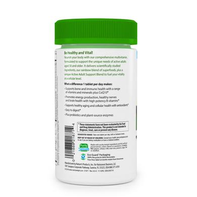 Мультивитамины Для Взрослых, Active Adult 50+, Rainbow Light, 50 таблеток - фото