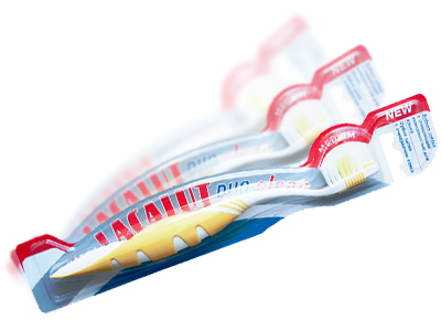 Зубна щітка Дуо клин з платівкою для чищення языка - фото