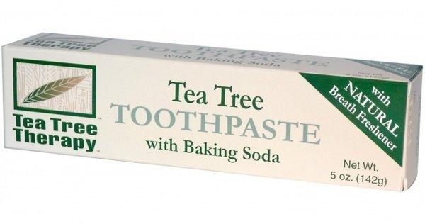 Зубная паста с питьевой содой и маслом чайного дерева, Tea Tree Therapy , 142 г - фото