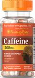Кофеин, Caffeine, 8-Hour Sustained Release, Puritan's Pride, 200 мг, 60 капсул, фото