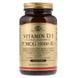 Вітамін Д3, Vitamin D3, Solgar, 25 мкг (1000 МО), 90 таблеток, фото – 1