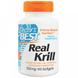Масло кріля, Real Krill, Doctor's Best, 350 мг, 60 капсул, фото – 1