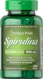 Спирулина, Spirulina, Puritan's Pride, 500 мг, 200 таблеток, фото