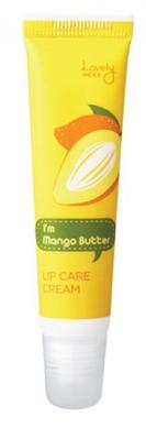 Бальзам для догляду за шкірою губ, 12 гр, Lovely Meex Lip Care Cream, The Face Shop, Mango Butter - фото