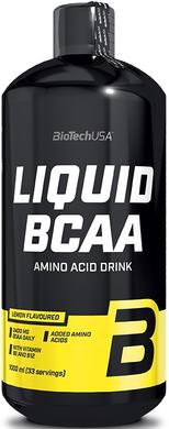 Комплекс аминокислот, LIQUID BCAA - лимон, Biotech USA, 1000 мл - фото
