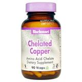 Медь (Chelated Copper), Bluebonnet Nutrition, 90 капсул, фото