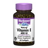 Натуральний витамин Е 400IU, Bluebonnet Nutrition, 50 желатиновых капсул, фото
