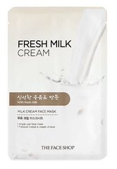 Маска для лица с молочным кремом Milk Cream Face Mask, The Face Shop, 1 шт - фото