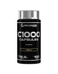 Витамин С, C-1000, Galvanize Nutrition, 100 капсул - фото