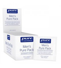 Мультивитаминно-минеральный комплекс для мужчин, Men's Pure Pack Multivitamin/Mineral Complex with Added Magnesium and Vitamin D3, Pure Encapsulations, 30 пакетиков - фото