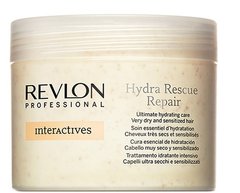 Маска восстанавливающая для поврежденных волос Interactives Hydra Rescue, Revlon Professional, 450 мл - фото
