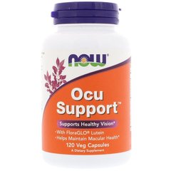Витамины для глаз, Ocu Support, Now Foods, 120 капсул - фото