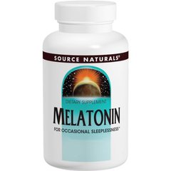 Мелатонін, Melatonin, Source Naturals, м'ята перцева, 2,5 мг, 60 леденцов - фото